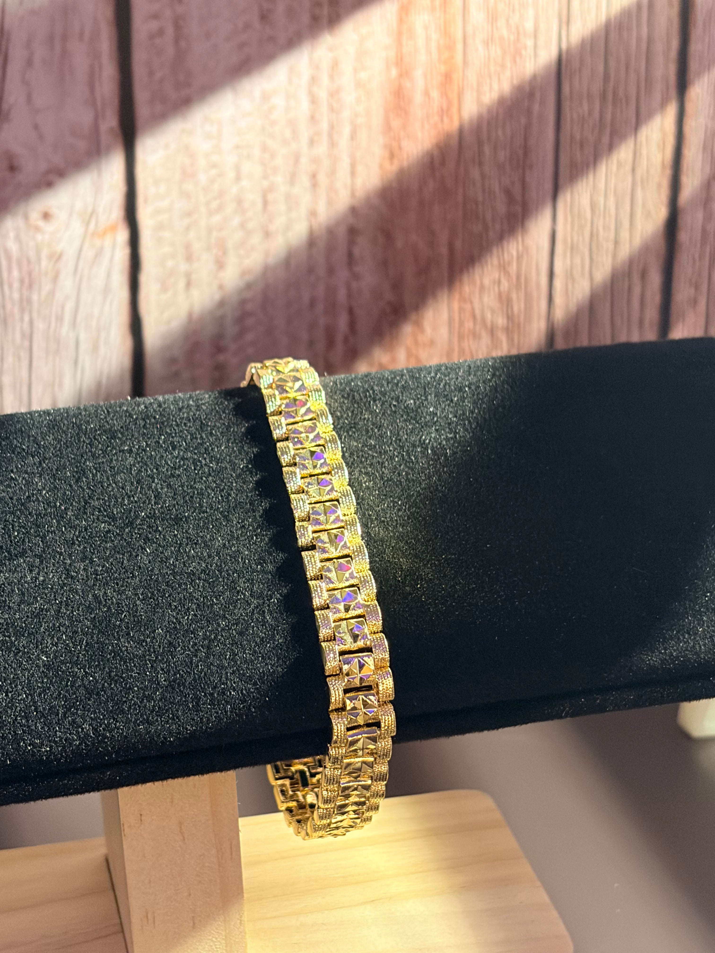 Golden Prism Bracelet